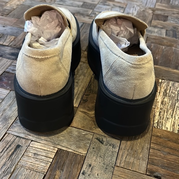 Free People Nico Platform Loafer Tan Suede Size 40 - Picture 3 of 16